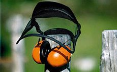 Osłona twarzy/słuchu – Ochrona przed hałasem, wiórami, odpryskami i niewielkimi kamieniami